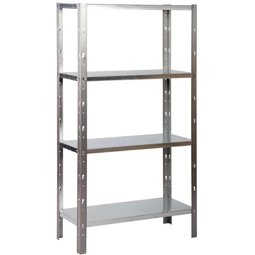 Metall-Lagerregal/Regaleinheit mit 4 Fachböden - 340kg Tragkraft - 180x90x40cm - Clicker 85 H180