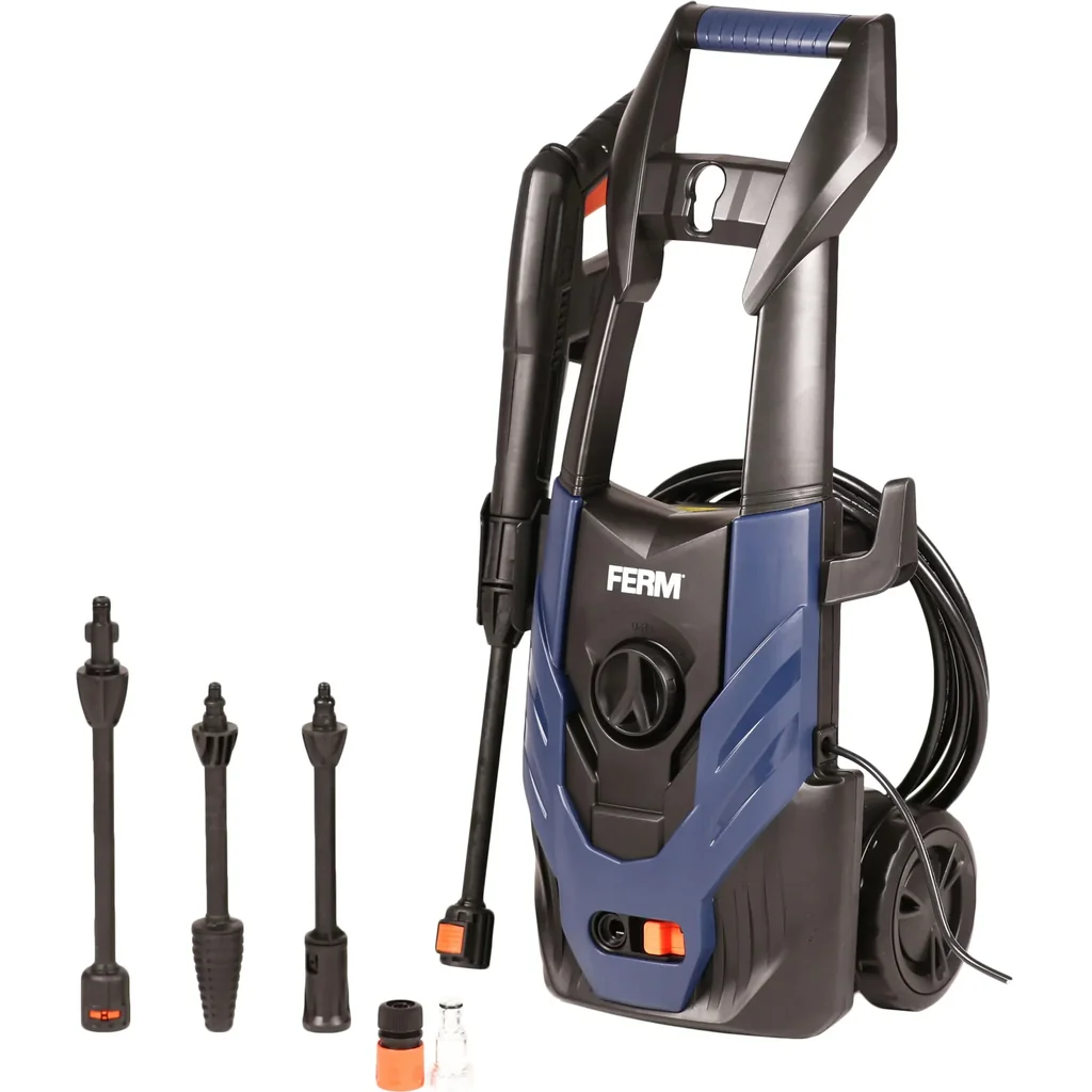 GRM1022 Hochdruckreiniger 1400W - max. 110 Bar - Auto start/stop System - Aluminium Pumpe - Inkl. Zubehör