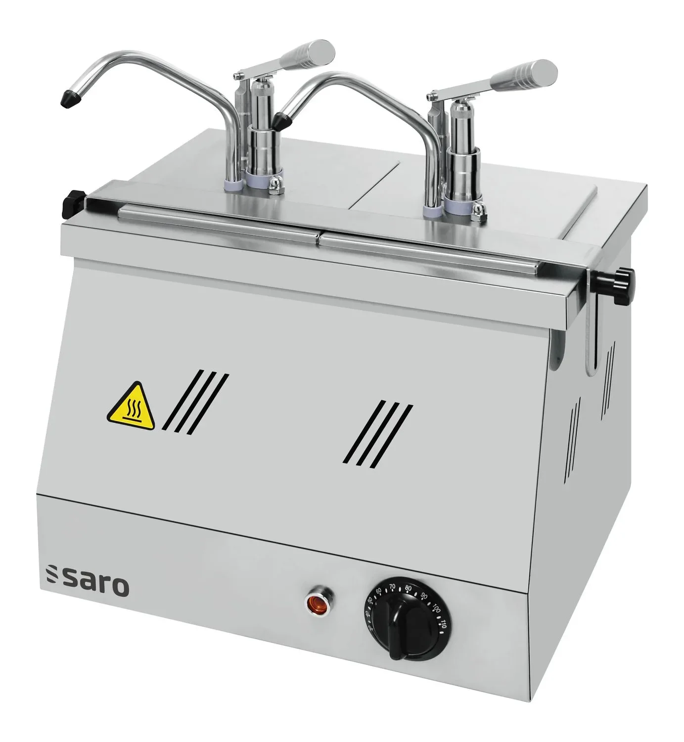 Saro Bain Marie - 2x1/6 GN 200, mit Spender BM 0216