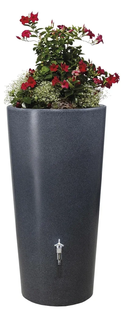 Regenspeicher / Regentonne STONE 2in1 210 L, lava