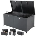 Aufbewahrungsbox für Kissen - Polyrattan