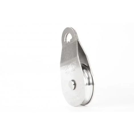 Umlenkrolle aus Edelstahl, Ø 76 mm