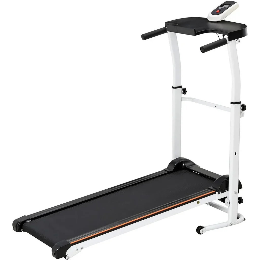 Laufband mit 3 Neigungswinkel schwarz/weiß