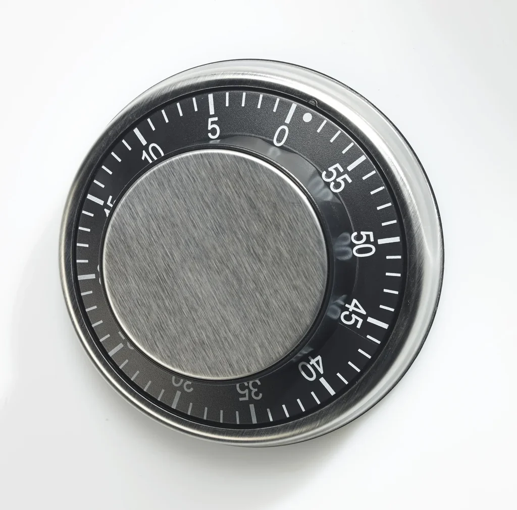 Magnet-Timer, Edelstahl, Mechanischer Kurzzeitwecker