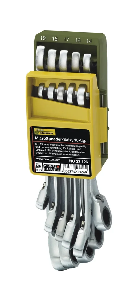 MicroSpeeder-Satz im Klapphalter, 8 -19 mm (10-teilig)