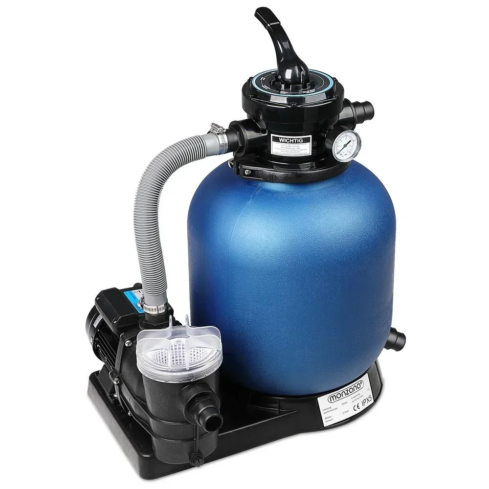 Sandfiltrationsanlage - 550W - inkl. Pumpe