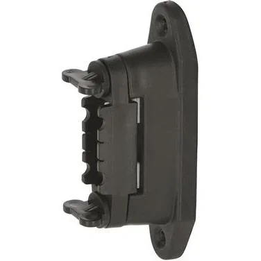 Winkel-Distanz-Isolator, schwarz (6 Stück)