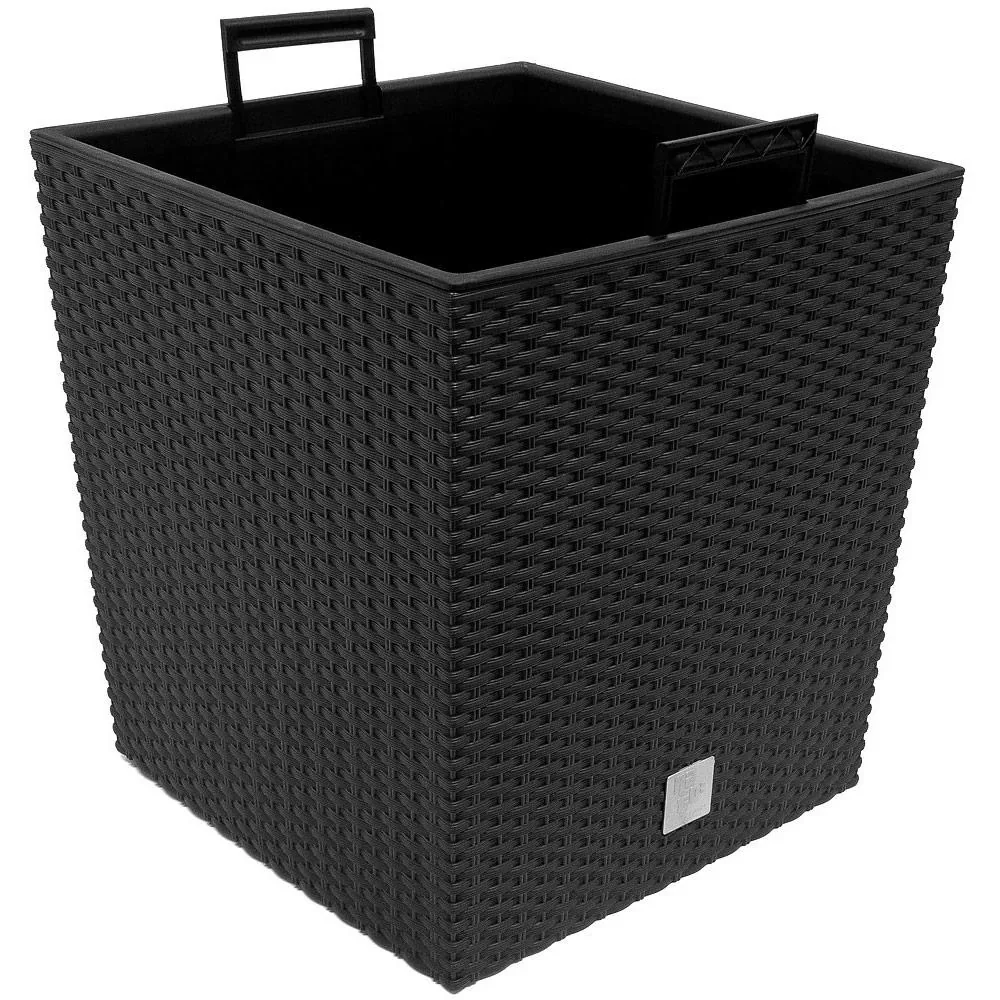 Blumentopf Rato Niedrig anthrazit 32x32x33cm