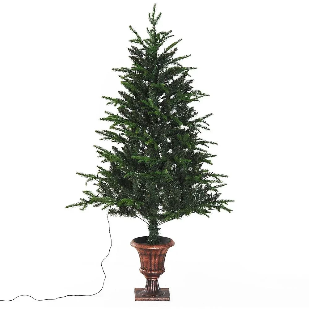 Weihnachtsbaum 150cm Tannenbaum 100 LEDs 668 Spitzen