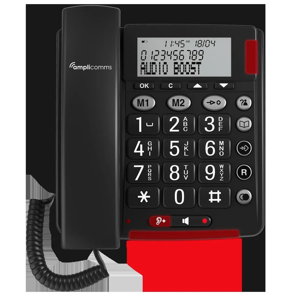 Großtastentelefon mit 2 Direktwahltasten und großem Display