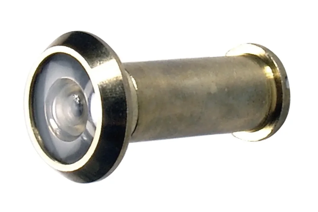 Türspion Messing-poliert 14 mm