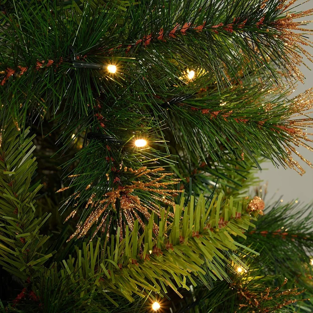 Weihnachtsbaum 180cm Tannenbaum 200 LEDs 616 Spitzen
