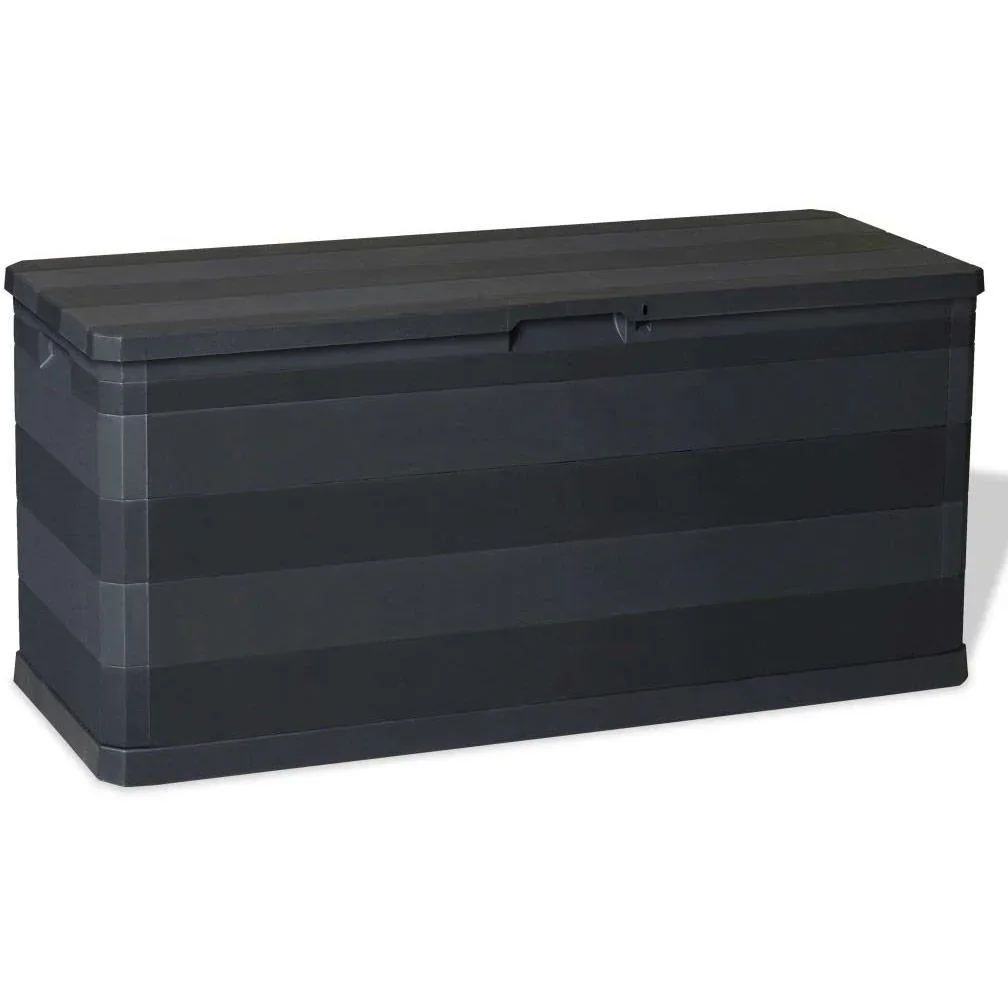 Gartenbox 117x45x56 cm schwarz