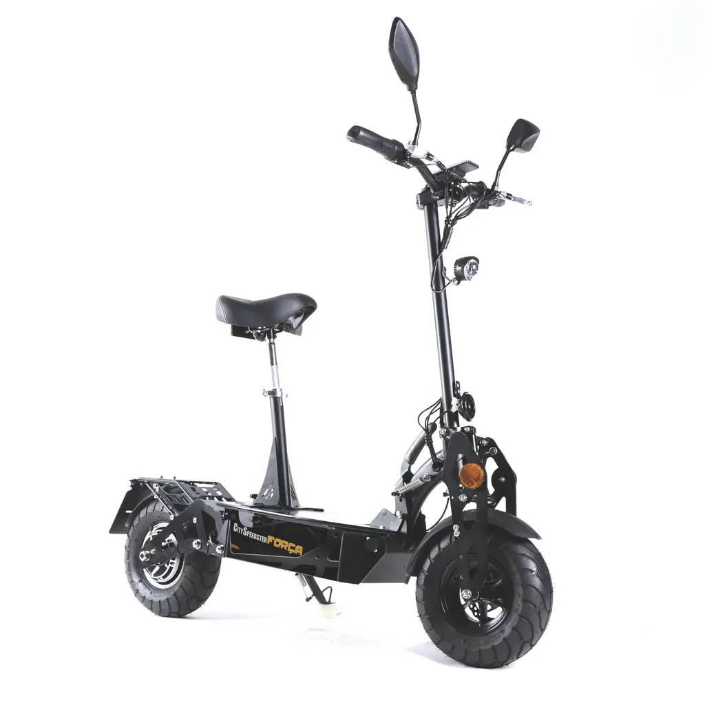 E-Faltroller Speedster 45 km/h Basic 48V/15Ah Blei-Gel, Schwarz