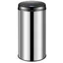 Automatischer Edelstahl-Mülleimer mit Sensor - 56 L - Silber
