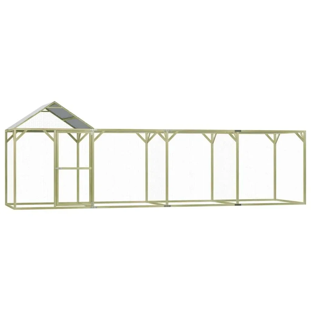 Hühnerstall 6x1,5x2 m imprägniert