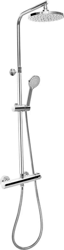 CORNAT PERFECT NEO, Cool-Touch Duschsystem mit Thermostatarmatur, chrom