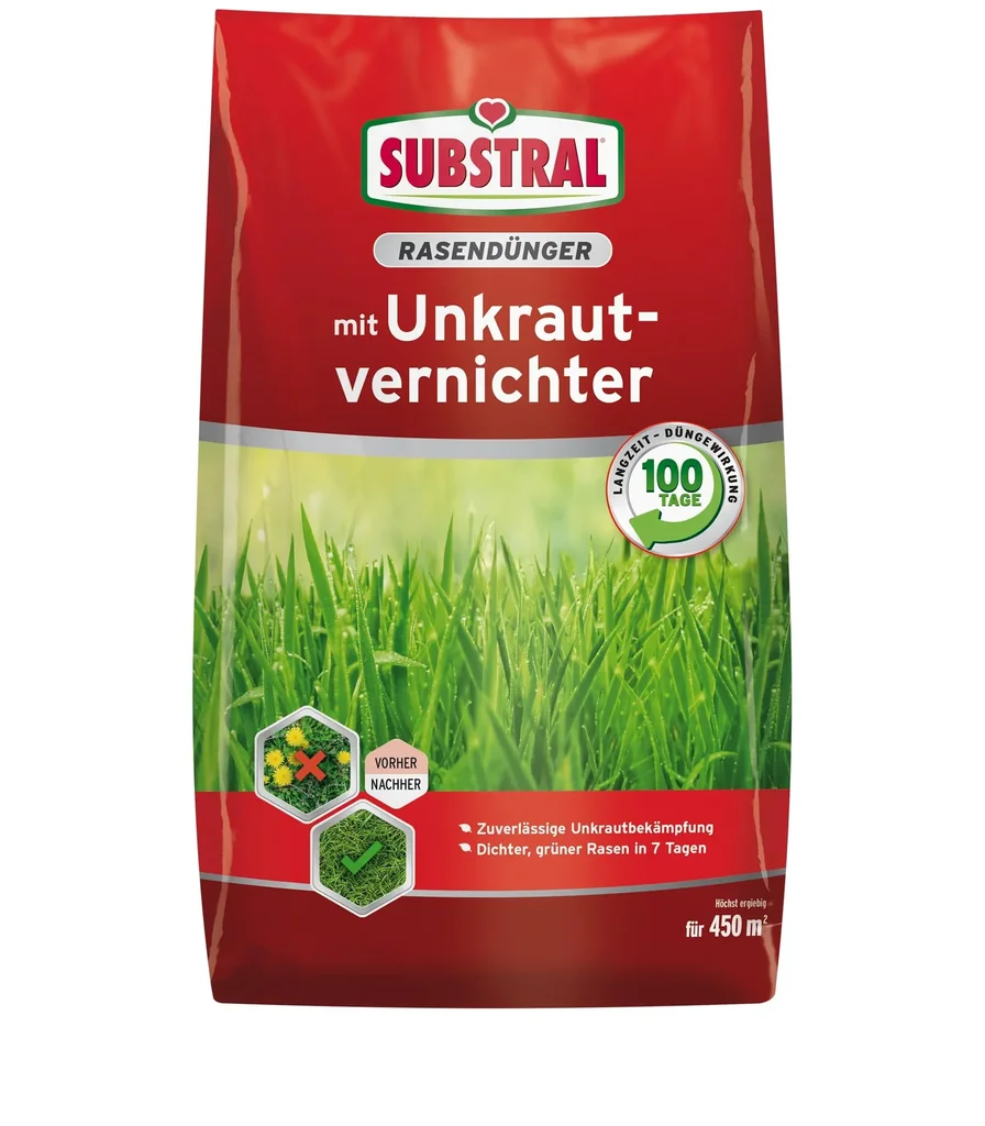 Rasendünger mit Unkrautvernichter 9 kg