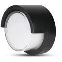 VT-831 LED-Wandleuchte - 7W - 3000K - 400 Lumen - Schwarz - Rund