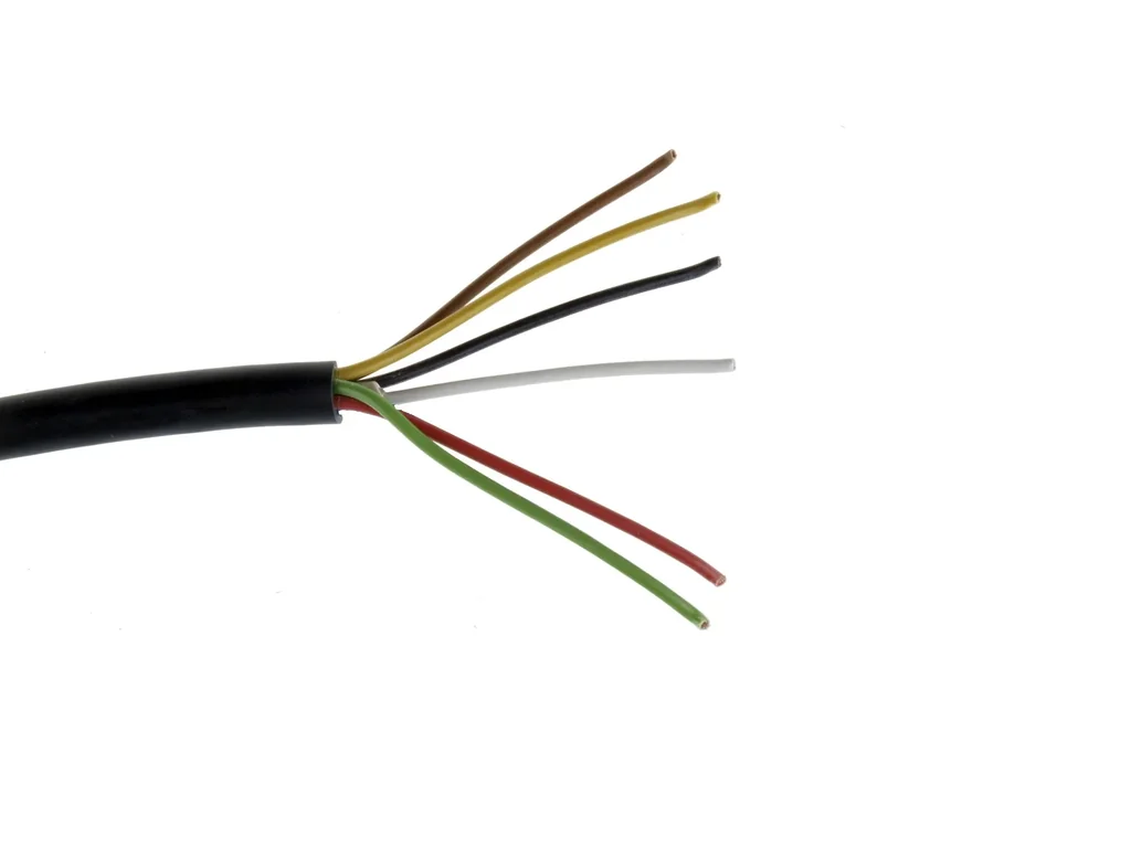 Kabel, 6 x 0,75 mm, 10 Meter Abschnitt