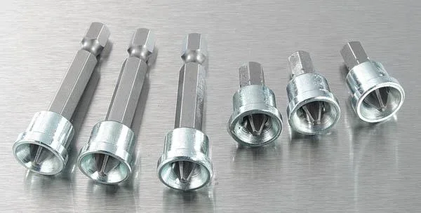 Schrauber- Bit Satz 6-teilig mit Tiefenstopp für Gipskartonplatten