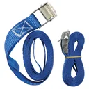 Zurrgurt Spanngurt MM 1016, 2-er Set, stabiles Klemmschloss aus Metall, 2,5 m lang, abriebfester Spezialkunststoff