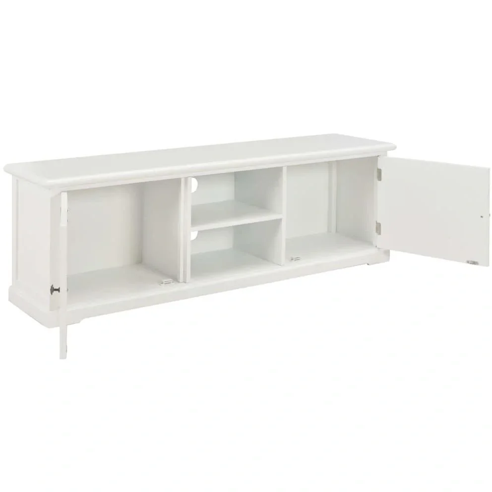 TV-Schrank 120x30x40 cm Holz weiß