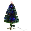 Weihnachtsbaum Tannenbaum 90 LEDs Stern Grün 48x90cm
