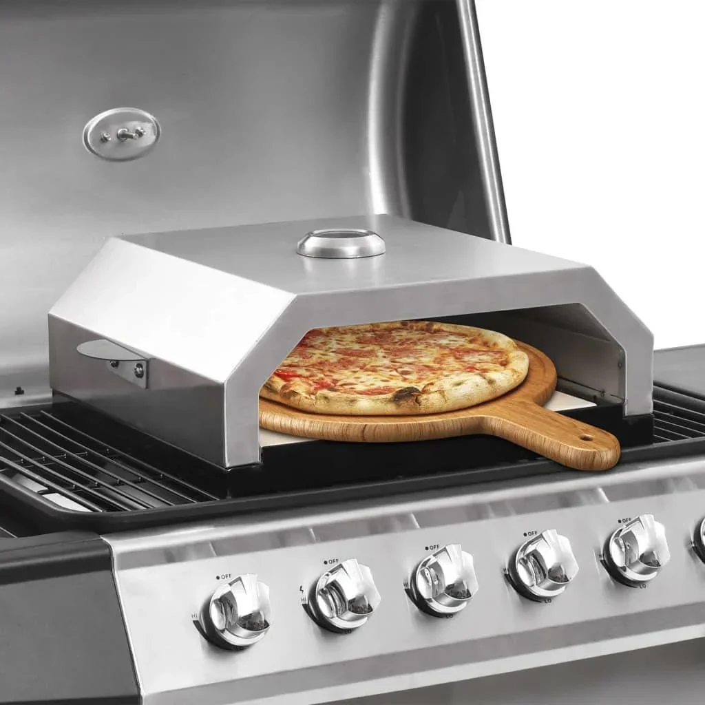 Pizzaofen mit Keramikstein für Gas-/Kohlegrill