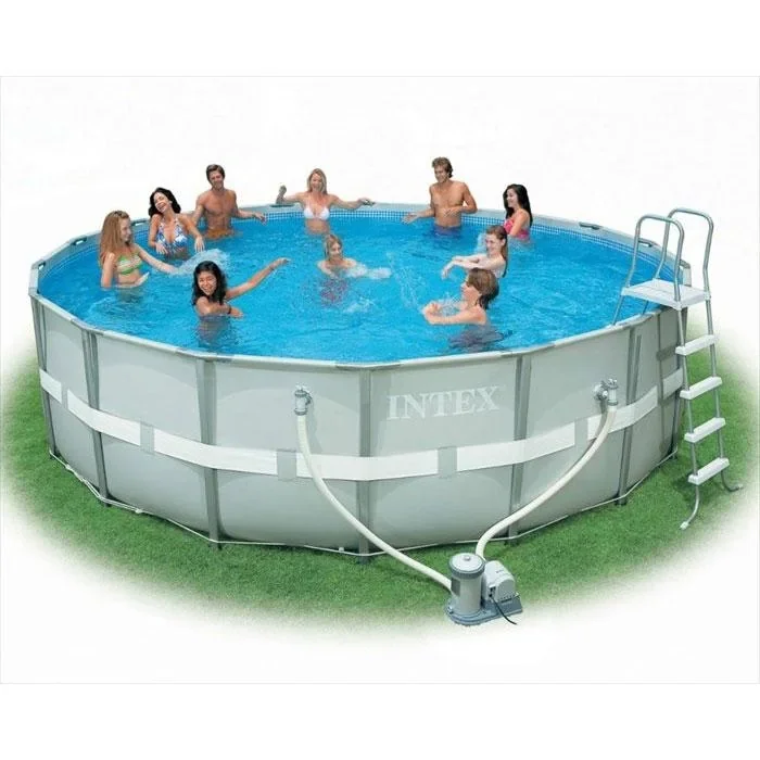 Ultraframe-Pool 488 x 122 cm-Met Sandfilterpumpe