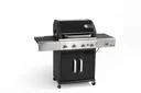 Gas- & Holzkohlegrill, Triton 4.1 coaL, 4 einstellbare Brenner