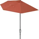 Sonnenschirm Terracotta Halbrund UV-Schutz 50+