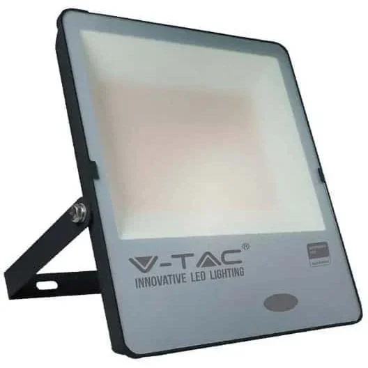 VT-272S LED-Scheinwerfer mit Tag/Nacht-Sensor - 200 W - 20000 Lm - 4000K - Schwarz