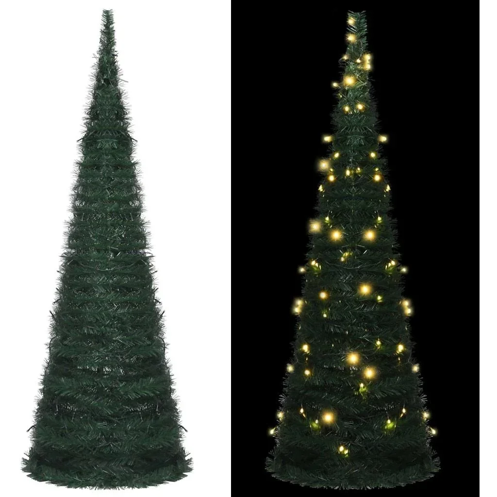Weihnachtsbaum mit LED-Pop-up 180 cm grün