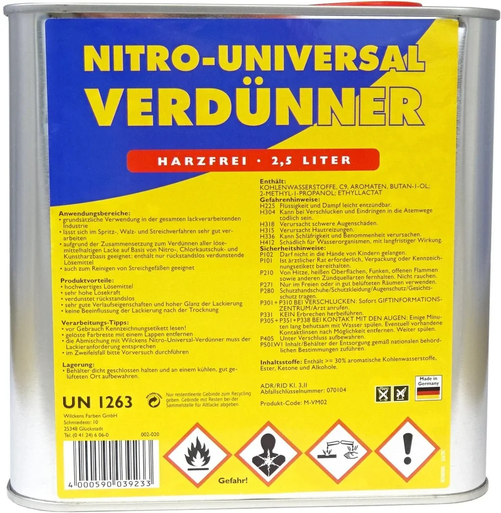 Nitro Universal-Verdünner 2,5 L