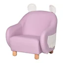 Kindersessel Kindersofa Kindercouch Stuhl Liegesofa mit niedlicher Tierform wasserdicht für 3-6 Jahre Kinder Rosa 50x53,