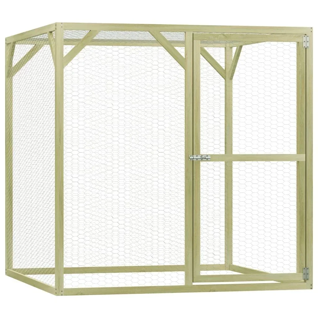 Hühnerstall 1,5x1,5x1,5 m imprägniert