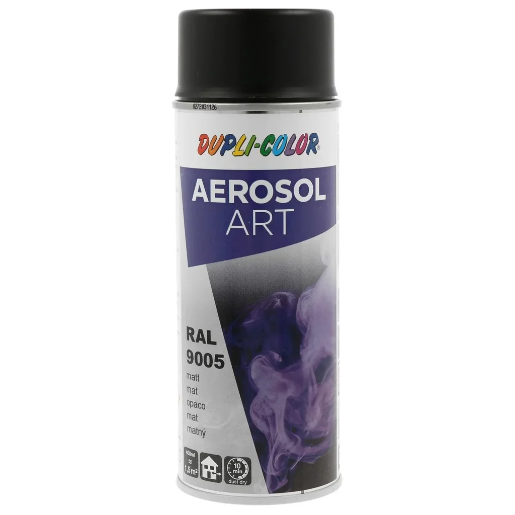Sprühdose "Aerosol Art", RAL 9005, Tiefschwarz, matt 400 ml