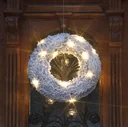 Weihnachtskranz mit LED