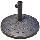 Schirmständer Sonnenschirmfuß rund 38/48mm Bronze