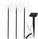 Solarstab "Firework" mit 90 warmweißen LEDs im 3er Set