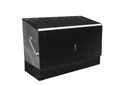 Trimetals Geräteschrank Storeguard 194×88×112 cm Anthrazit – PVC-Stahl, Up-and-over-Tür