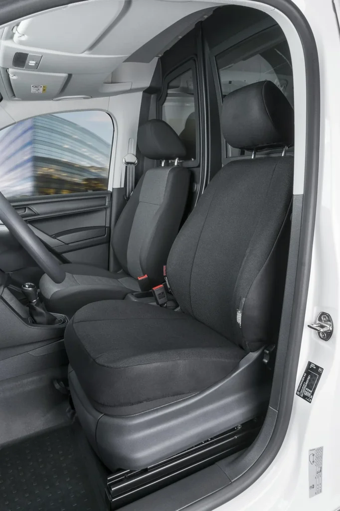 Passform Sitzbezüge für VW Caddy für Einzelsitz vorne aus Stoff ab Baujahr 02/2004 bis heute