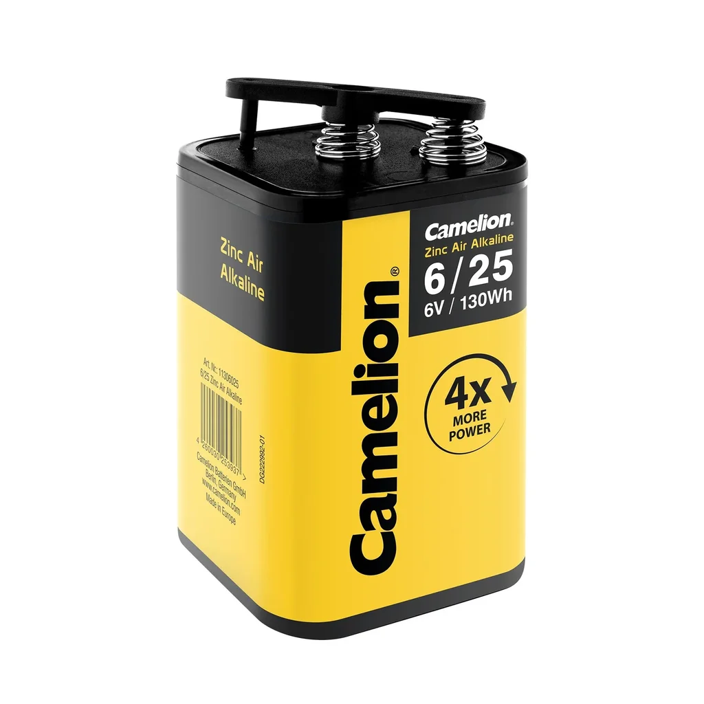 Alkaline Blockbatterie 4LR25, 6V