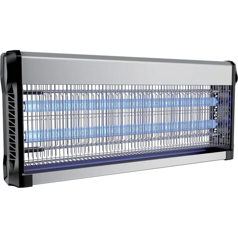 VT-3240 Insektenlampe - 2"20W - 150m Reichweite - UV-Licht - Grau