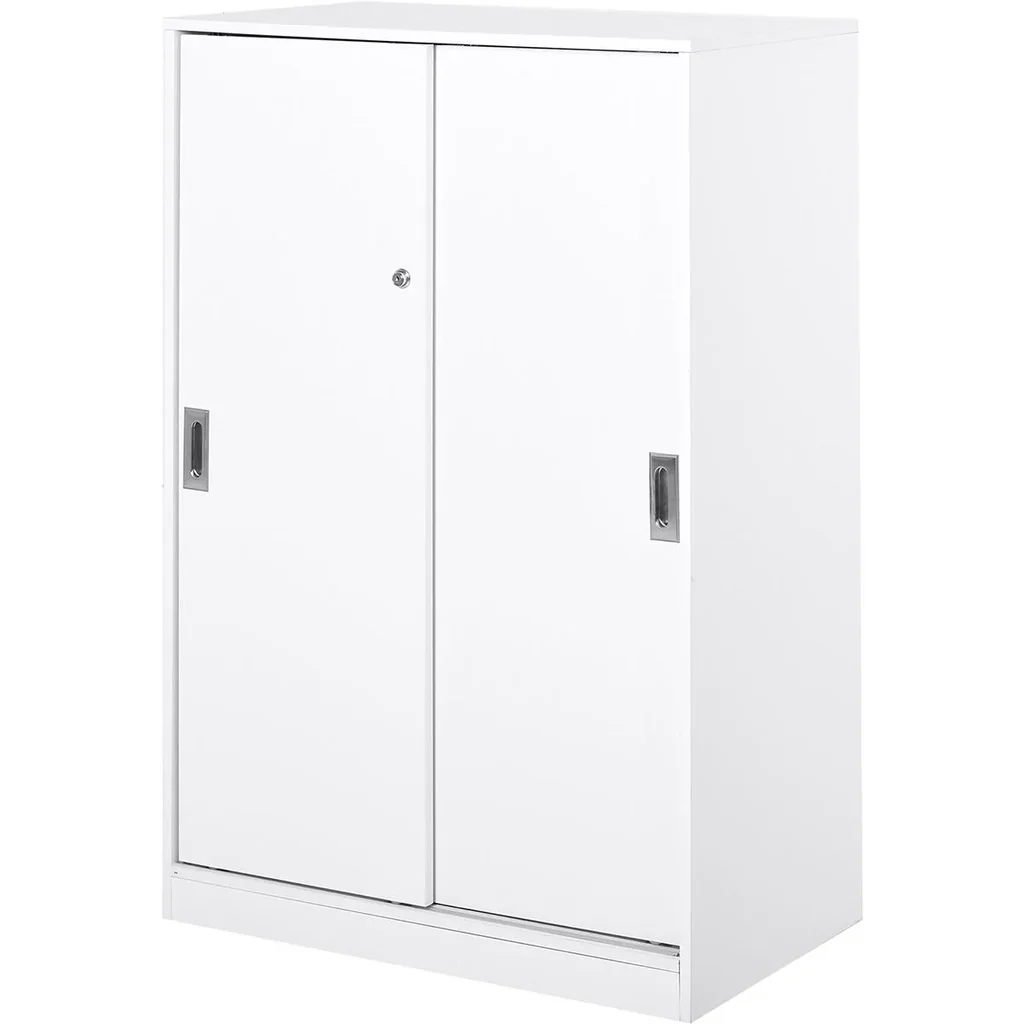 Büroschrank mobil, weiß