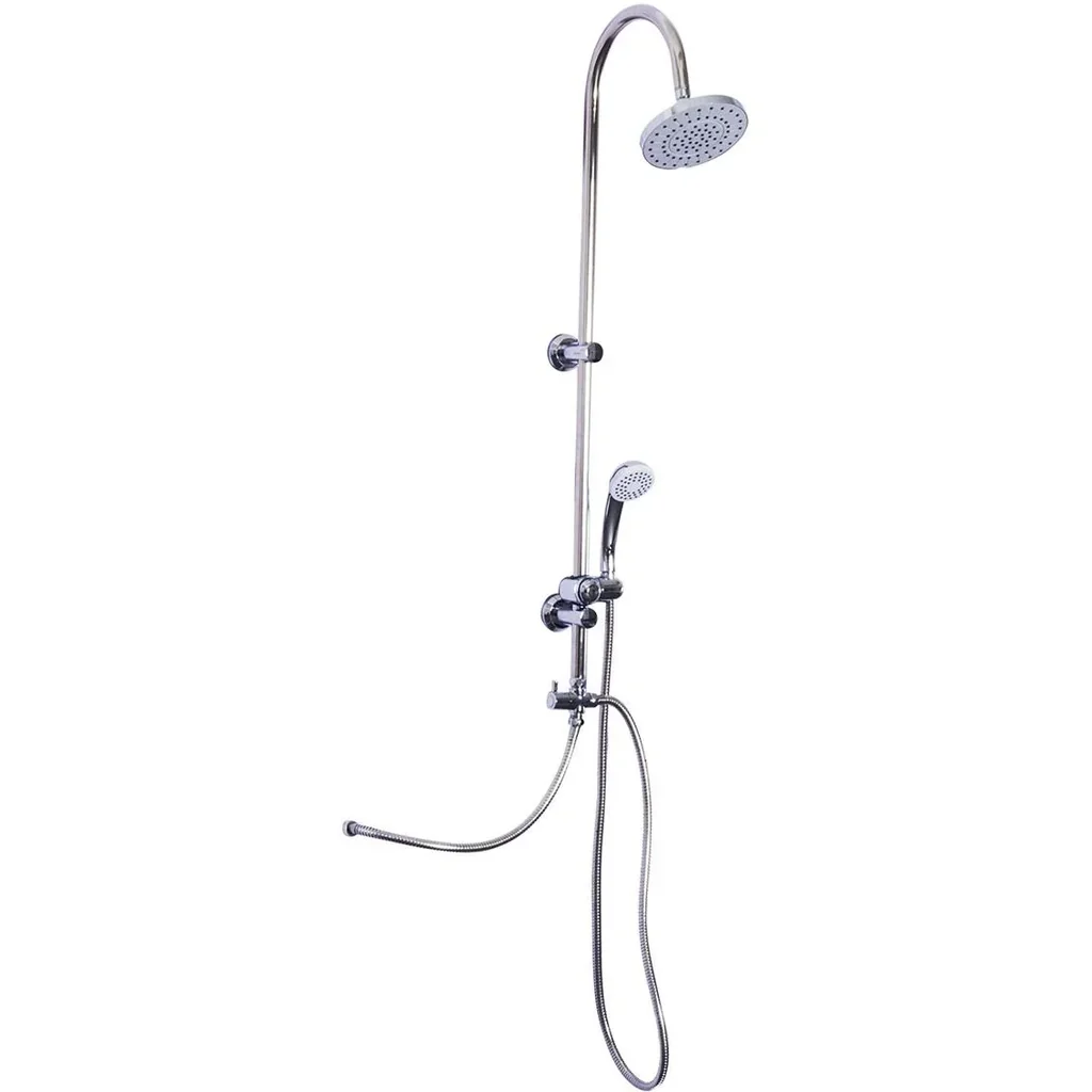 Duschsystem Duscharmatur mit Handbrause Chrom