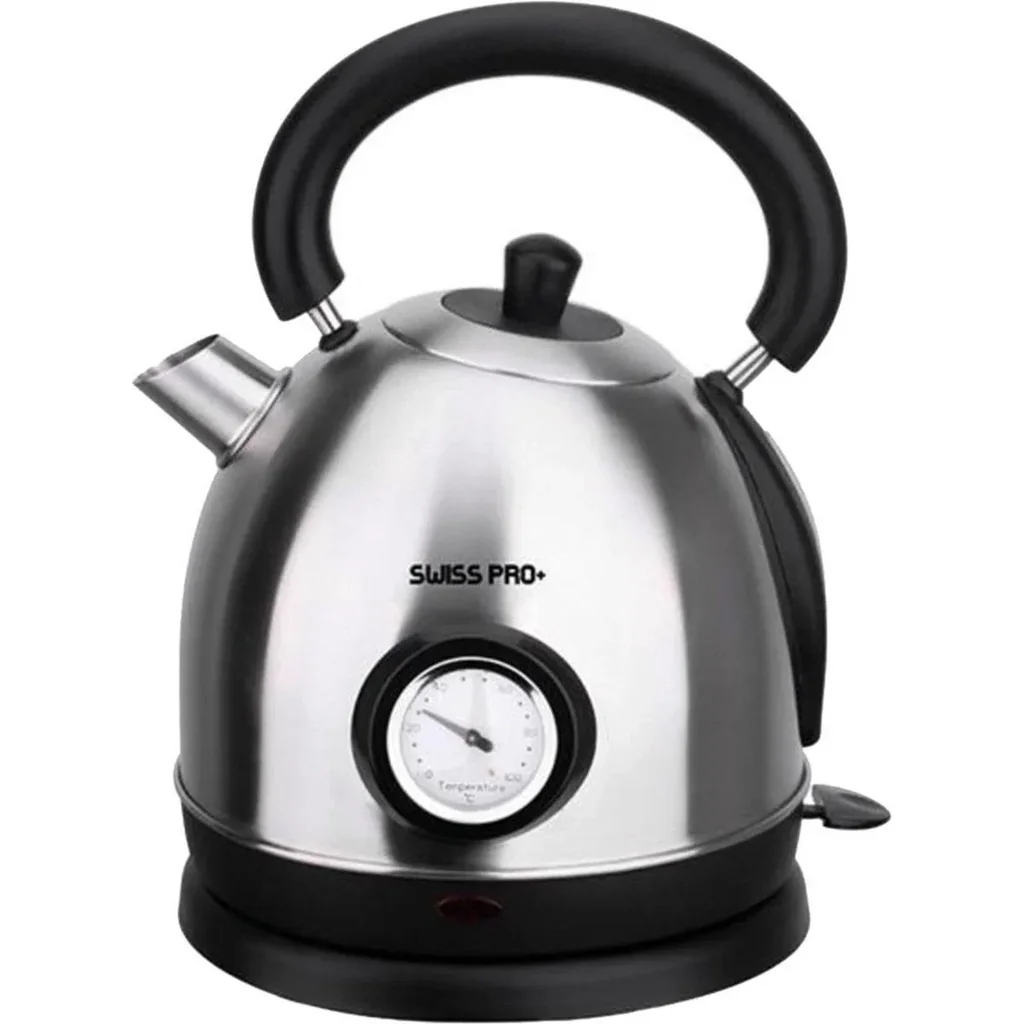 Retro-Wasserkocher - 2200W - 1,8L - Silber