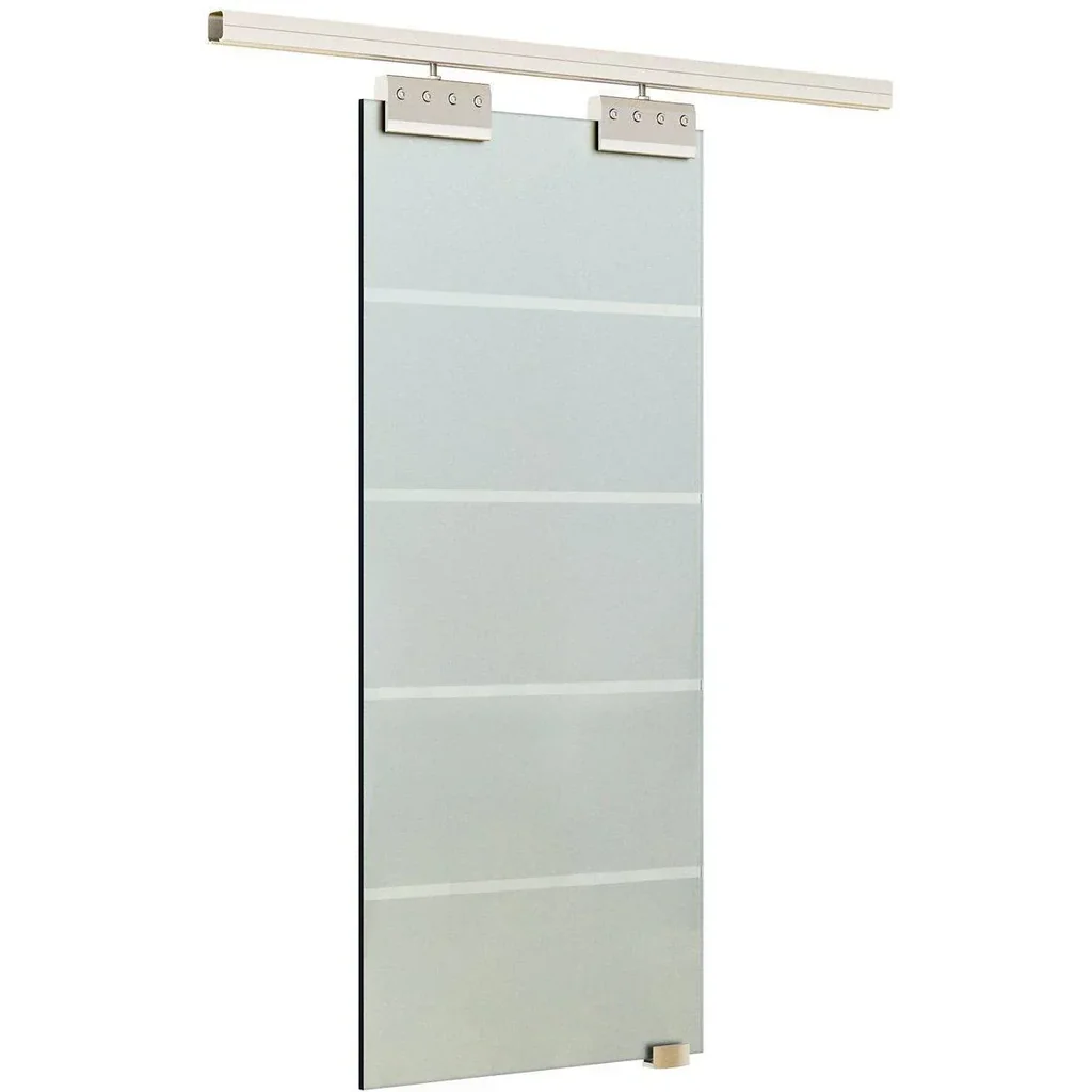 Glasschiebetür mit Griffstange