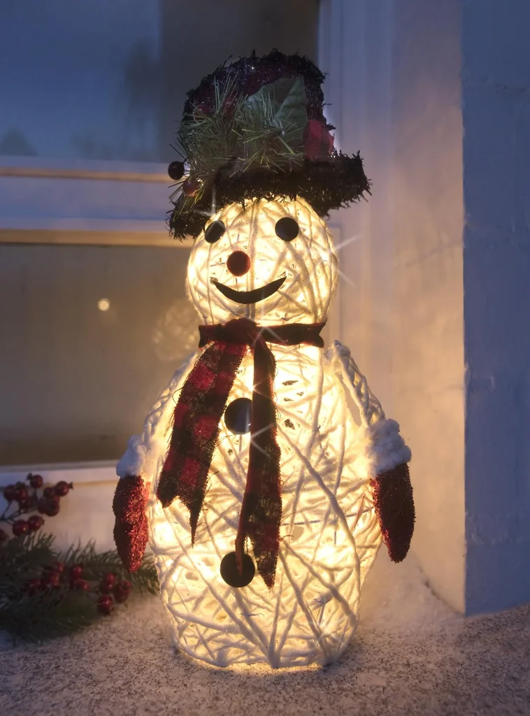 LED Schneemann Figur